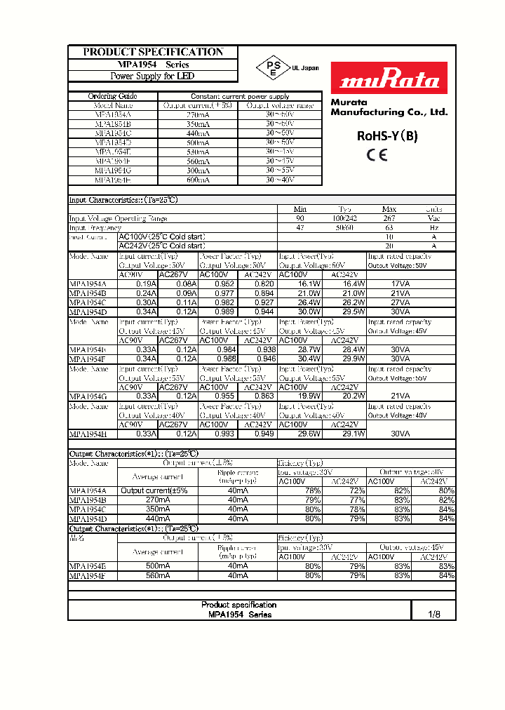 MPA1954A_8227831.PDF Datasheet