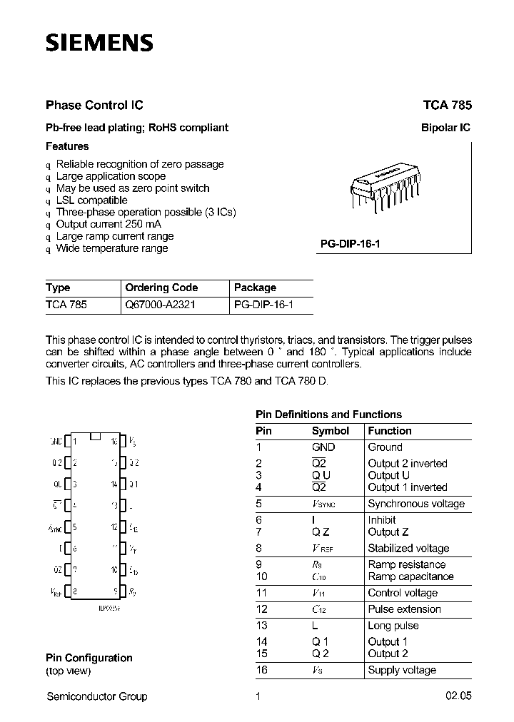 TCA785_8230575.PDF Datasheet