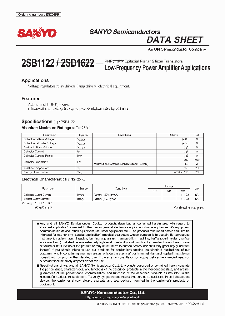 2SB1122_8234512.PDF Datasheet