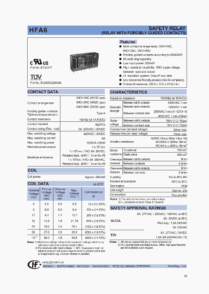 HFA612-4H2DTGF_8236431.PDF Datasheet Download --- IC-ON-LINE
