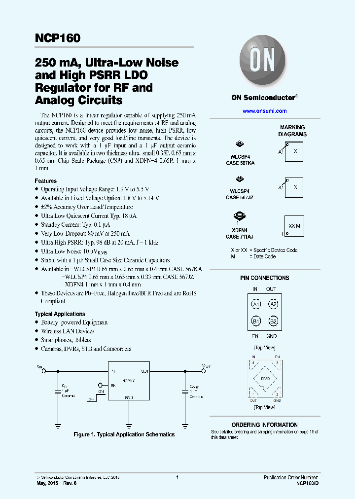 NCP160AFCS320T2G_8236684.PDF Datasheet