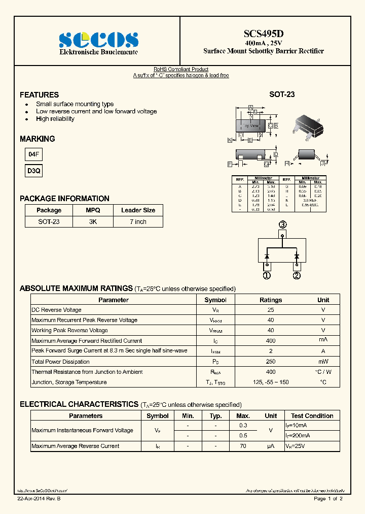 SCS495D-15_8237627.PDF Datasheet