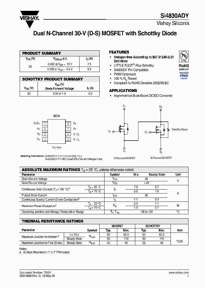 SI4830ADY-T1-E3_8239745.PDF Datasheet