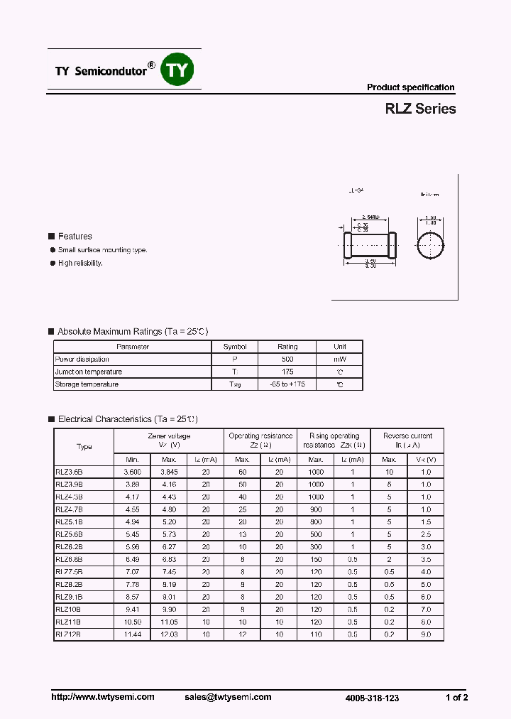 RLZSERIES_8241283.PDF Datasheet