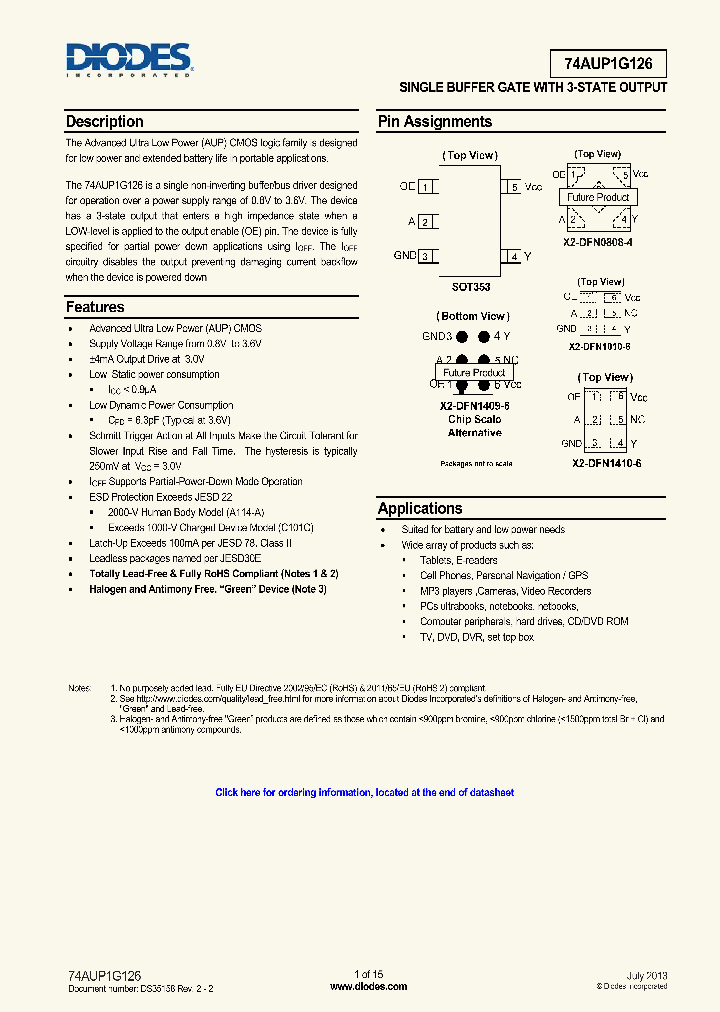 74AUP1G126FZ4-7_8241898.PDF Datasheet