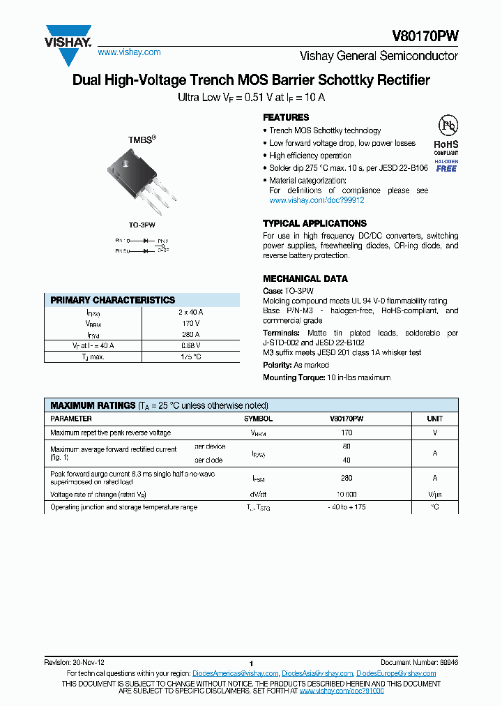 V80170PW-M3-4W_8245740.PDF Datasheet