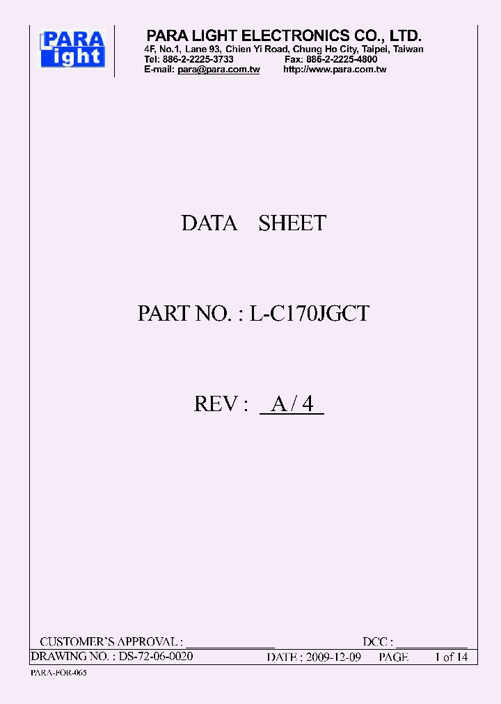 L-C170JGCT_8246102.PDF Datasheet