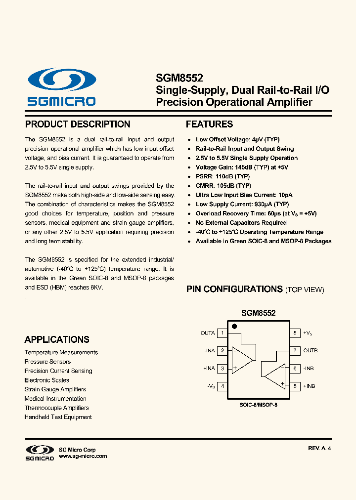 SGM8552_8247371.PDF Datasheet