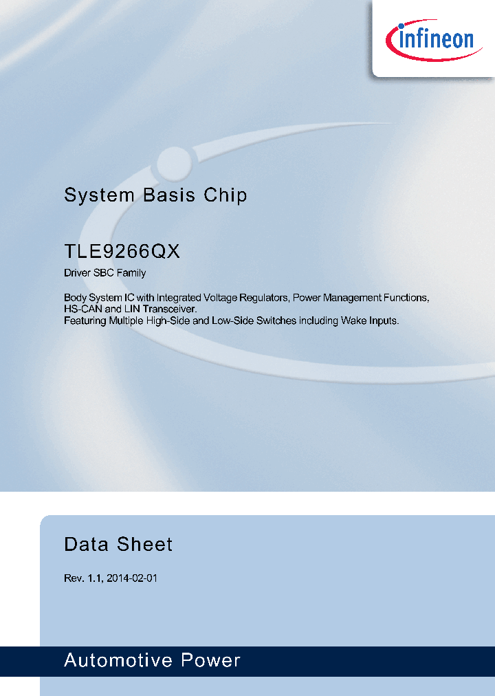 TLE9266QX_8248684.PDF Datasheet
