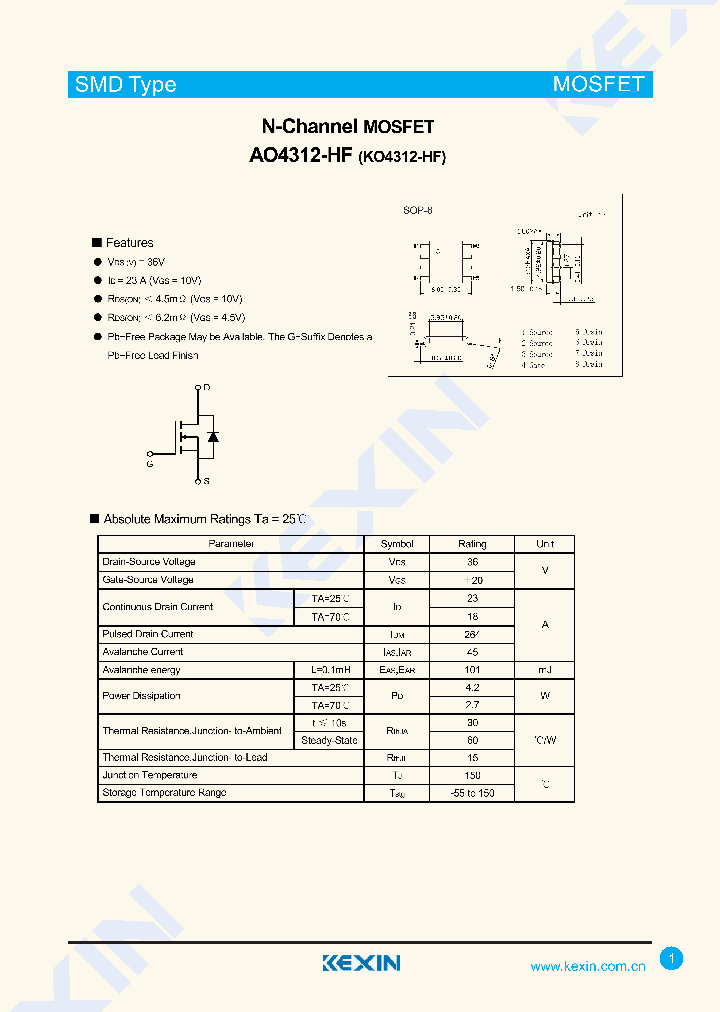 AO4312-HF_8250744.PDF Datasheet