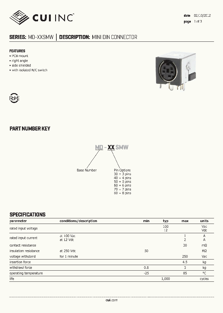 MD-60SMW_8252332.PDF Datasheet