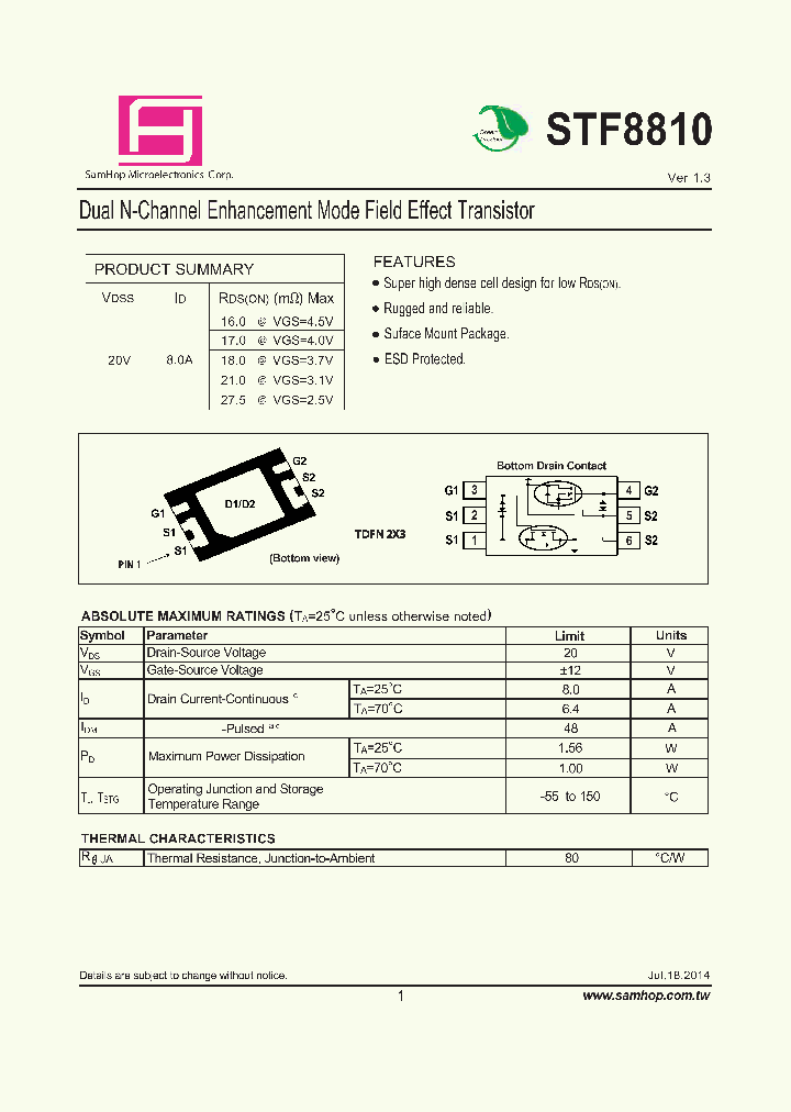 STF8810_8252397.PDF Datasheet