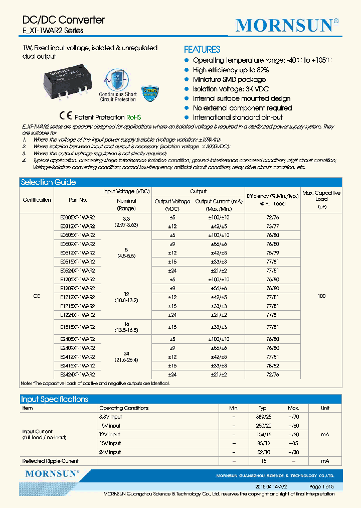 E0305XT-1WAR2-15_8253800.PDF Datasheet