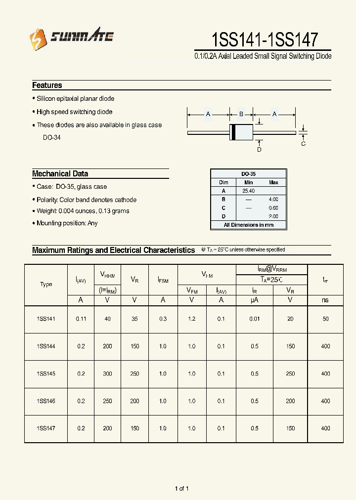 1SS146_8256079.PDF Datasheet