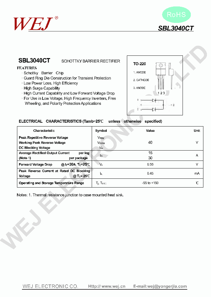 SBL3040CT_8257360.PDF Datasheet