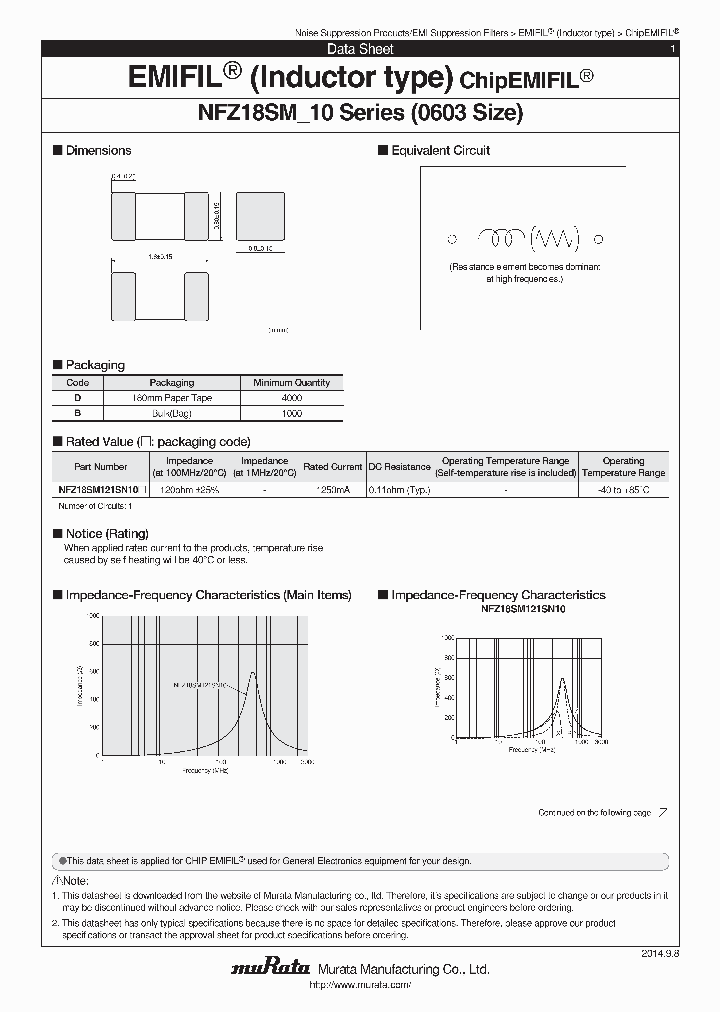 NFZ18SM121SN10_7858510.PDF Datasheet