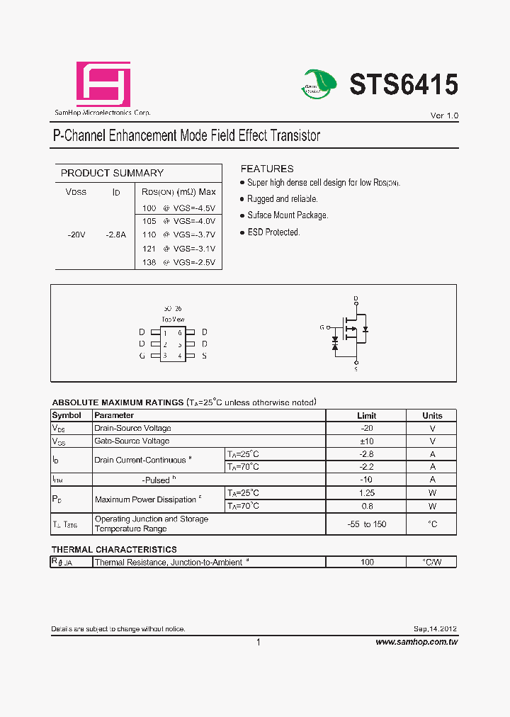 STS6415_7859016.PDF Datasheet