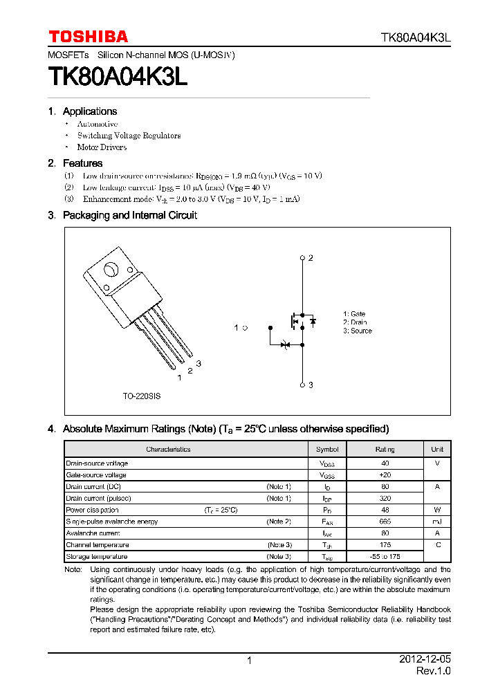 TK80A04K3L_7871859.PDF Datasheet
