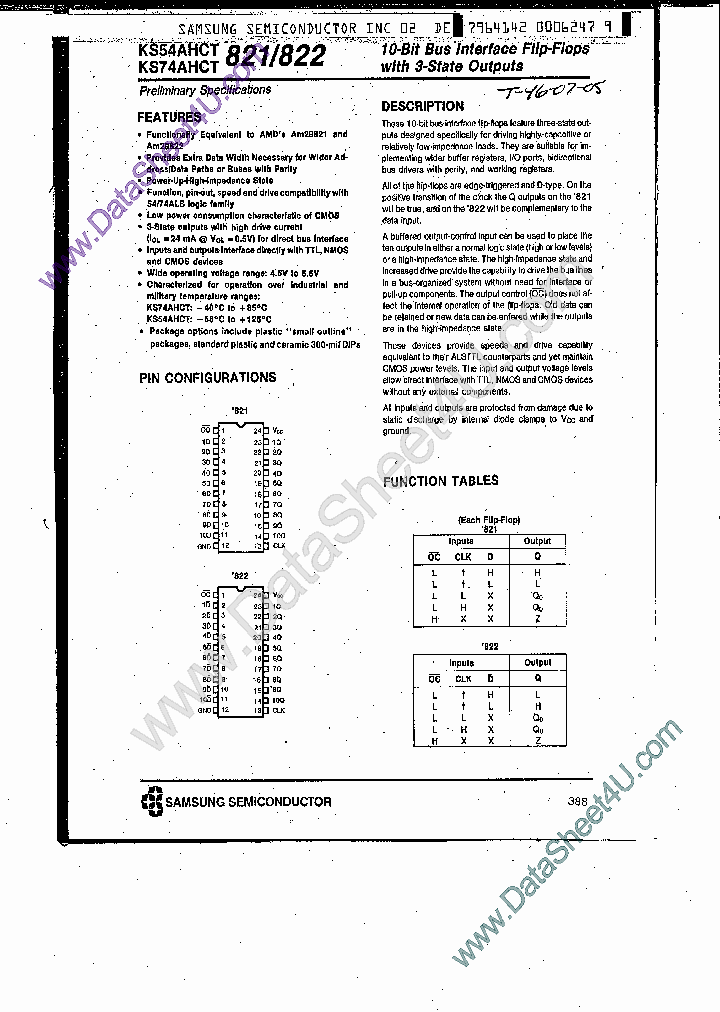 KS74AHCT822_7873819.PDF Datasheet
