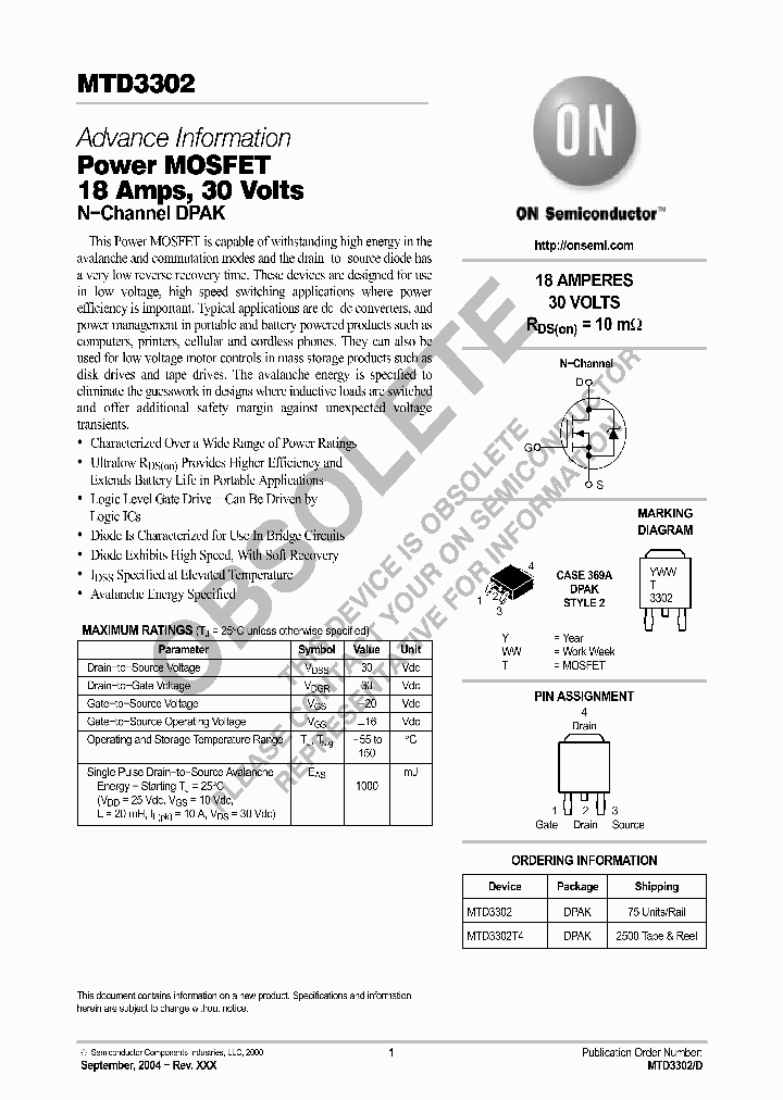 MTD3302_8284560.PDF Datasheet