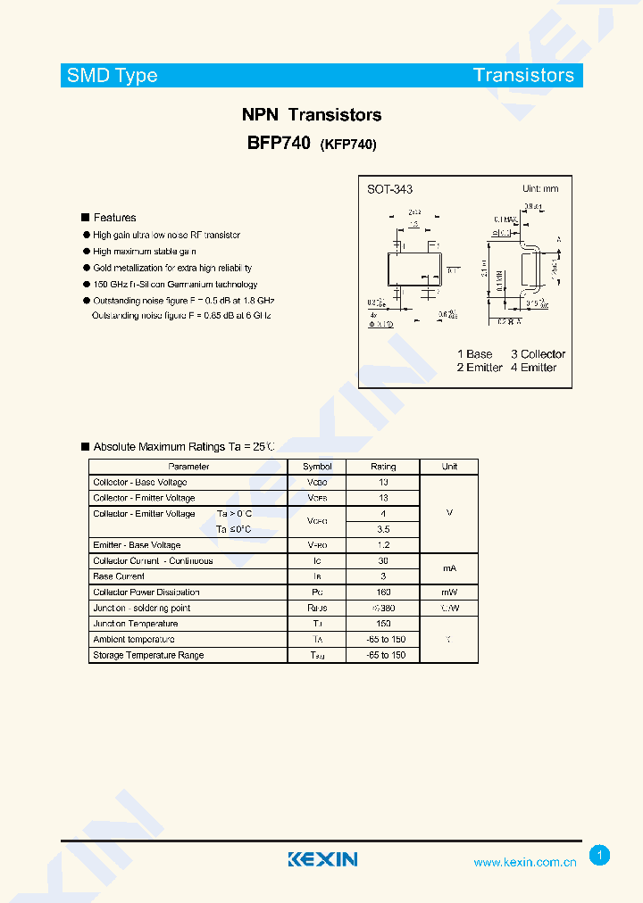 BFP740_8285137.PDF Datasheet