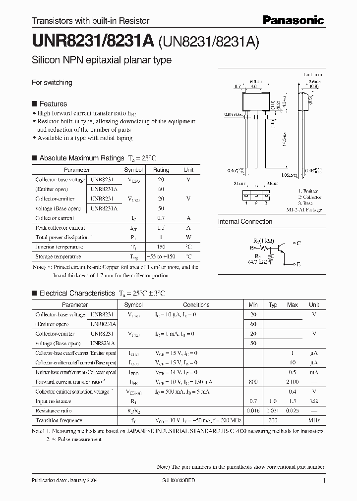 UNR8231_8285388.PDF Datasheet