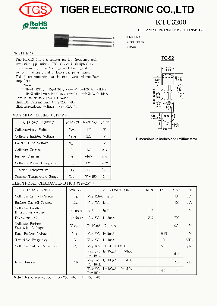 KTC3200_8286036.PDF Datasheet