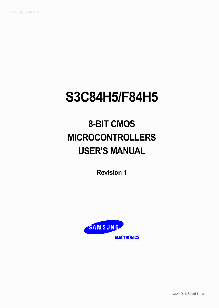 S3C84H5_7894029.PDF Datasheet