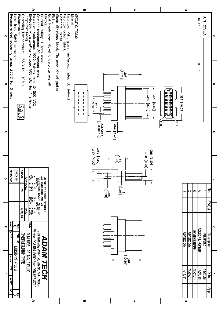 MUSB-14P-PLUG_8286739.PDF Datasheet