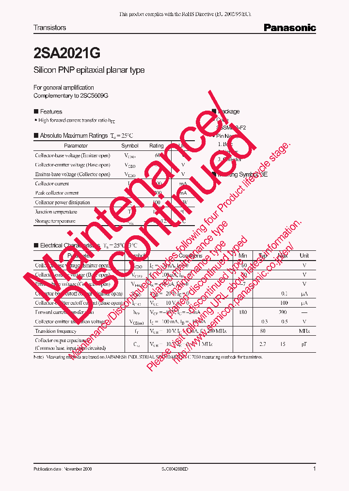 2SA2021G_8291383.PDF Datasheet