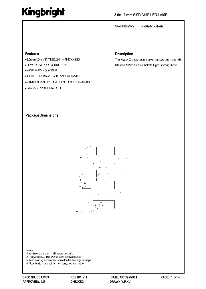 APA3010SEWE_8292125.PDF Datasheet