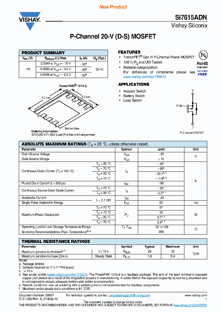 SI7615ADN_8293161.PDF Datasheet