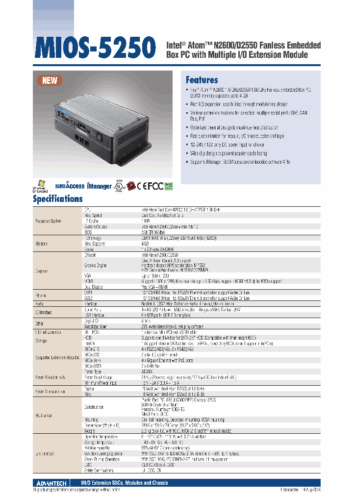 MIOS-5250NS6-D0A1E_8293625.PDF Datasheet