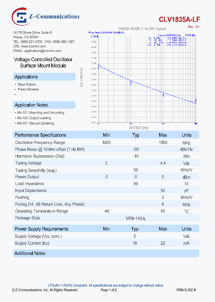 CLV1835A-LF-14_8297537.PDF Datasheet