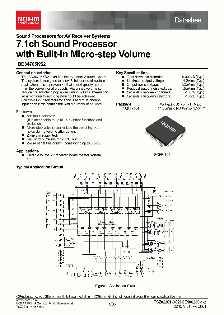 M51132L Datasheet  2ch Electronic Volume Balance