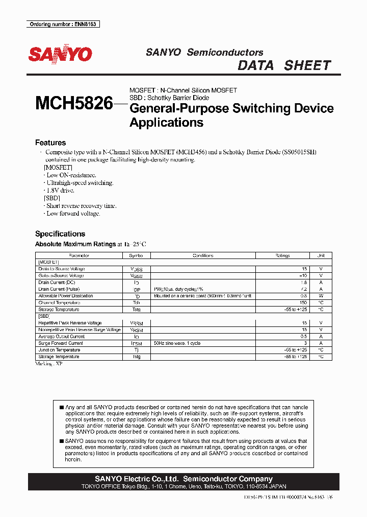 MCH5826_8306964.PDF Datasheet