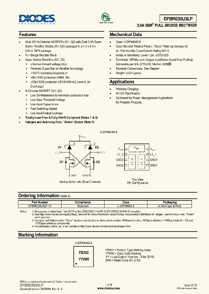 DFBR030U3LP_8309320.PDF Datasheet