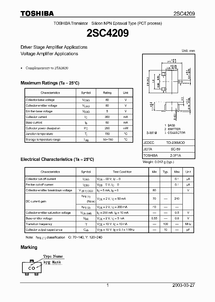 2SC4209_8310667.PDF Datasheet