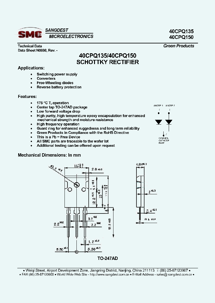 40CPQ135_8315938.PDF Datasheet