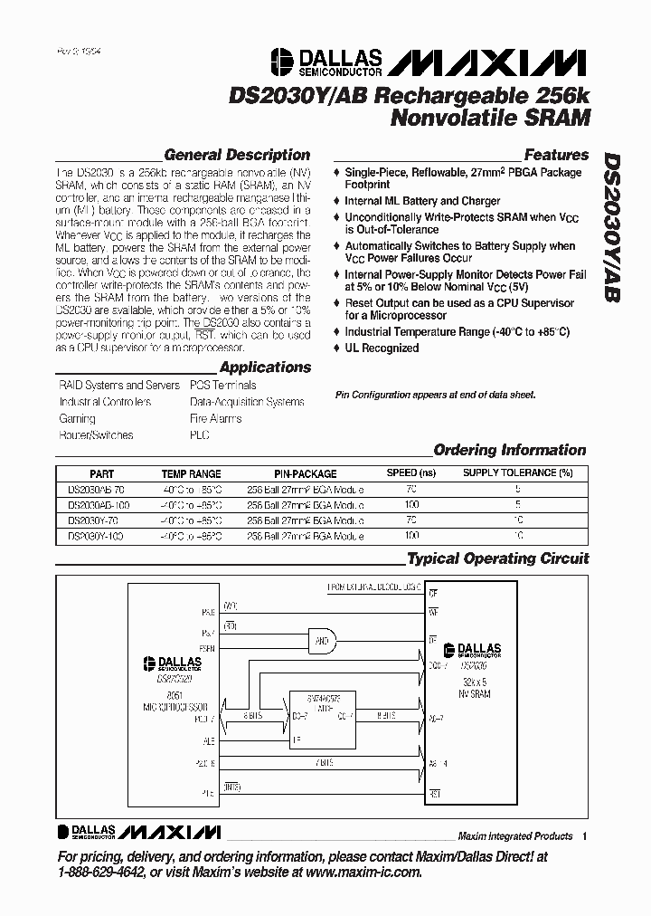 DS2030Y-100_8316026.PDF Datasheet
