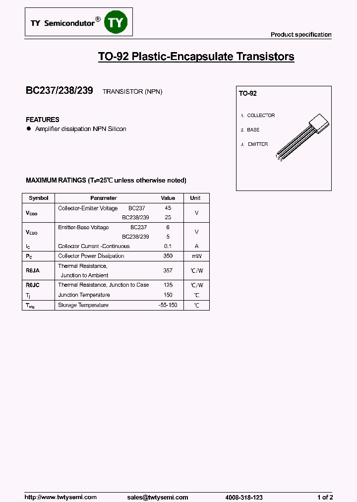 BC237_8319908.PDF Datasheet
