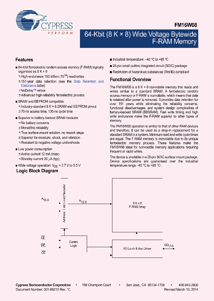 FM16W08-SG_8320072.PDF Datasheet
