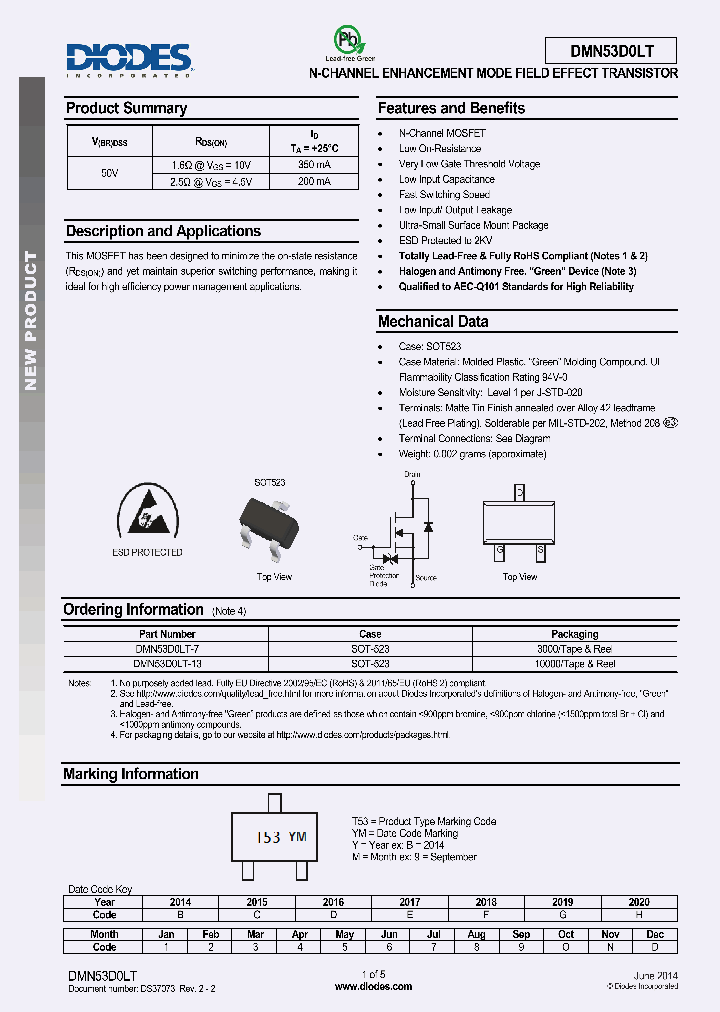 DMN53D0LT_8323223.PDF Datasheet