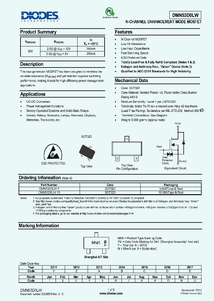 DMN53D0LW_8323229.PDF Datasheet