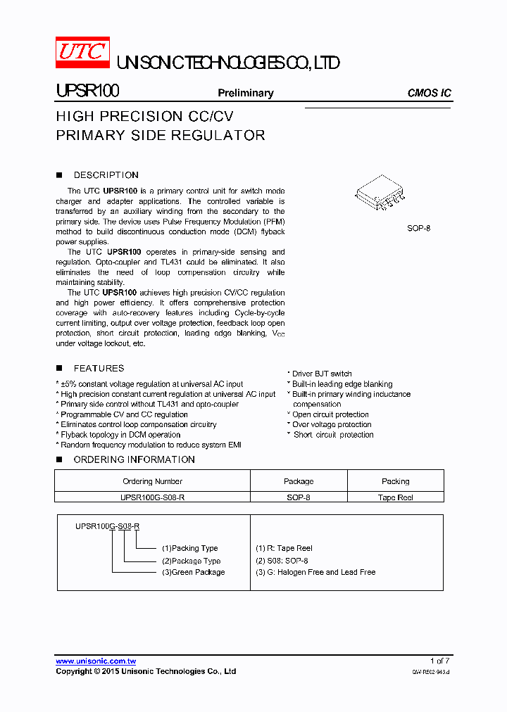 UPSR100G-S08-R_8323343.PDF Datasheet