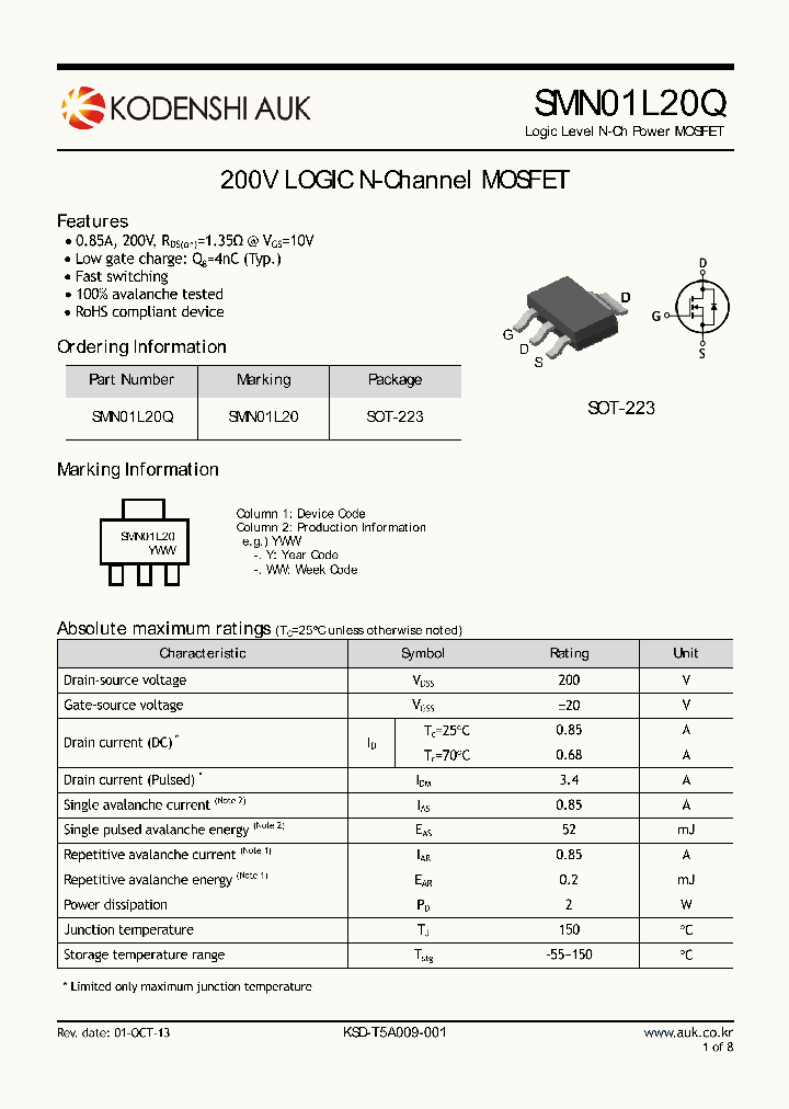 SMN01L20Q_8325523.PDF Datasheet