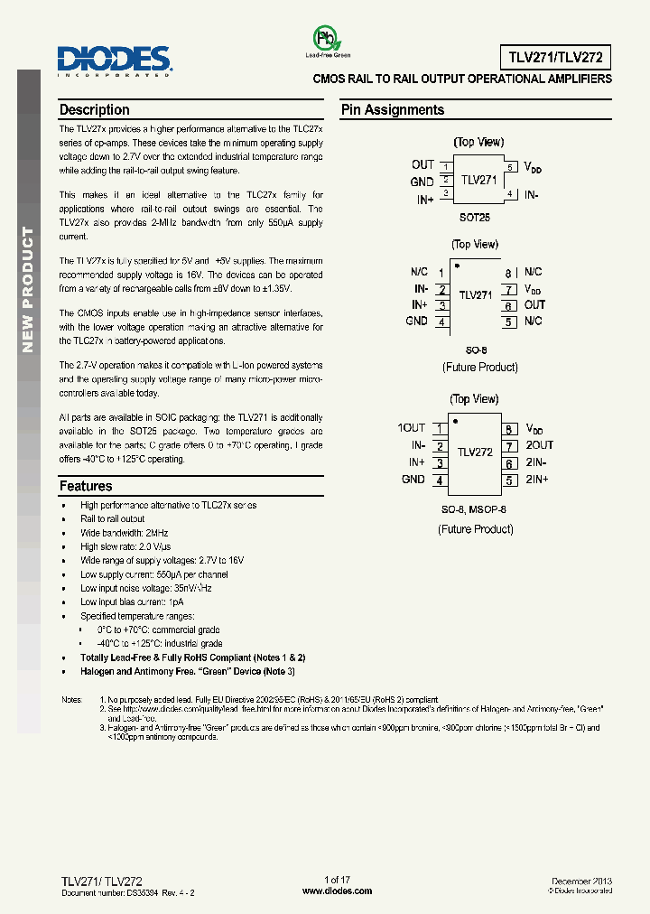 TLV272IM8-13_8326252.PDF Datasheet