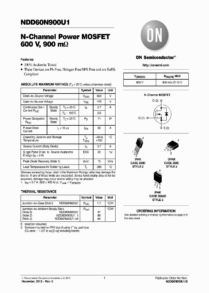 NDD60N900U1-35G_8330096.PDF Datasheet