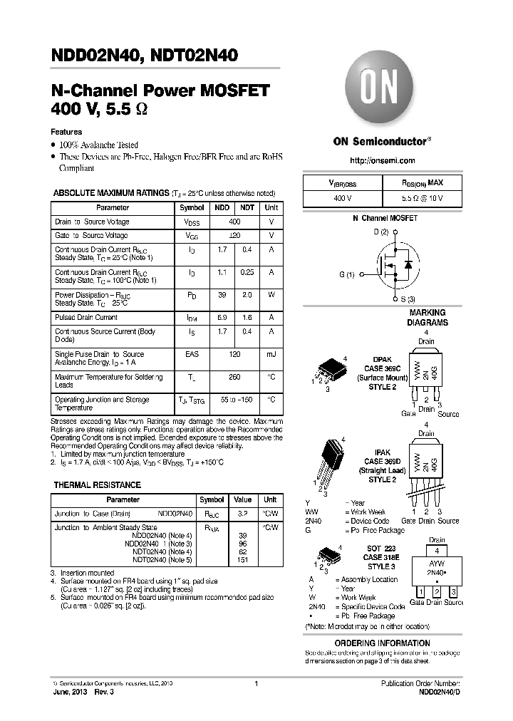 NDD02N40_8330075.PDF Datasheet