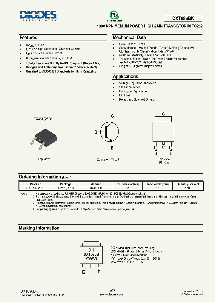 DXT696BK_8331487.PDF Datasheet